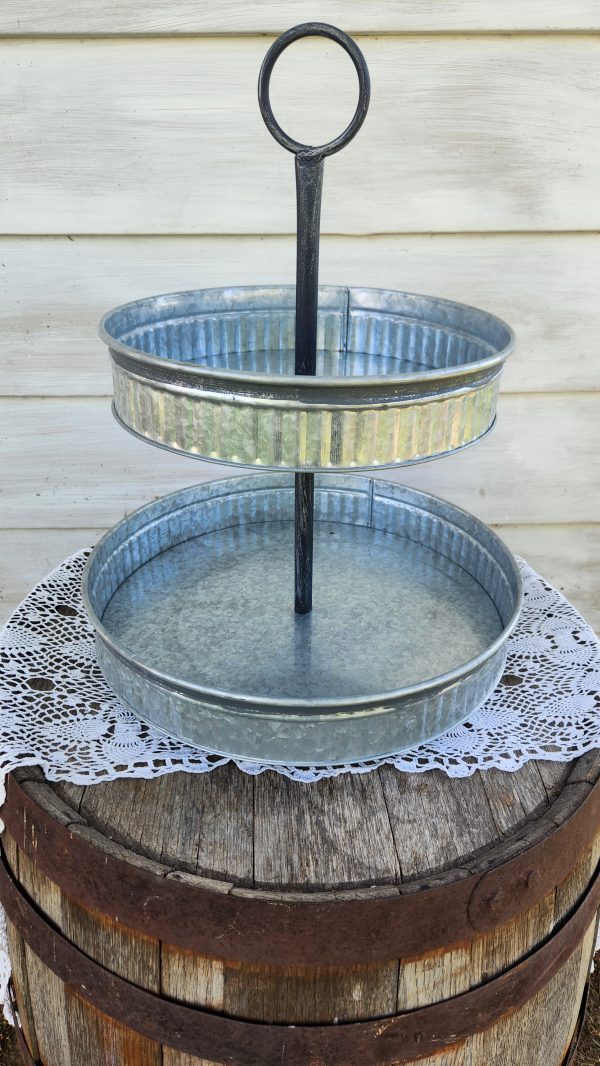 Two Tier Galvanized Riser