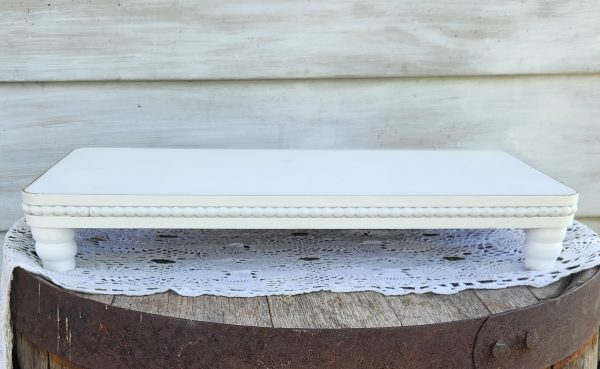 White Rectangle Stand