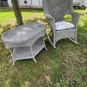 Wicker Rocker Chair