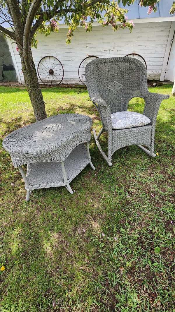 Wicker Rocker Chair