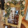 Gold Scalloped Wide Frame Mirror – Large - Image 2
