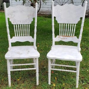 White Antique Chairs