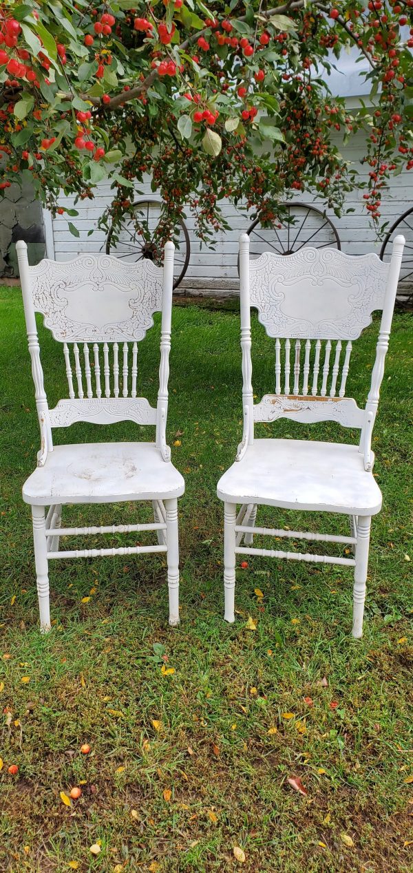 White Antique Chairs