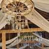 White Chiffon Ceiling Drapes - Image 4