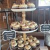 White & Wood Three Tier Stand - Image 2