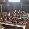 White Round Wood Base Stand - Image 2