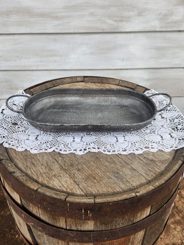 Footed Oblong Tray