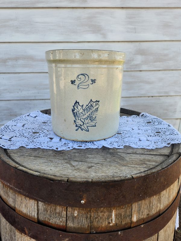 Vintage Crown Crock