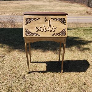 Antique Desk Card Box