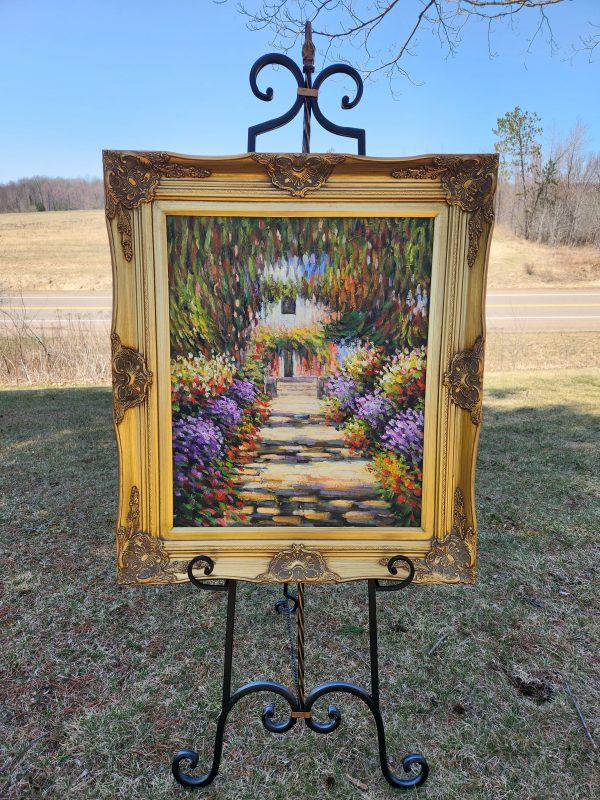 Antique Gold Frame ( floral corners and sides )