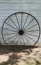 Antique Iron Wagon Wheels