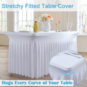 BANQUET TABLECLOTHS STRETCH  8'